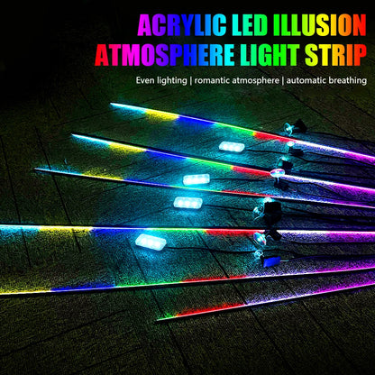 64 Color Symphony Streamer Car Neon Ambient Lights